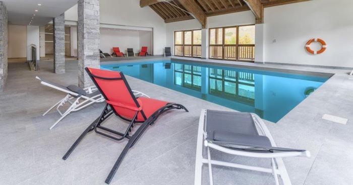 דירות וארס Appt Le Hameau Des Rennes 4 Etoiles Pieds Des Pistes Piscine Interieure Exterieure מראה חיצוני תמונה
